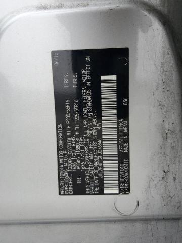 JTLZE4FE2FJ076846 - 2015 TOYOTA SCION XB SILVER photo 13