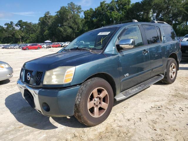 5N1AA08A55N725372 - 2005 NISSAN ARMADA SE GREEN photo 1