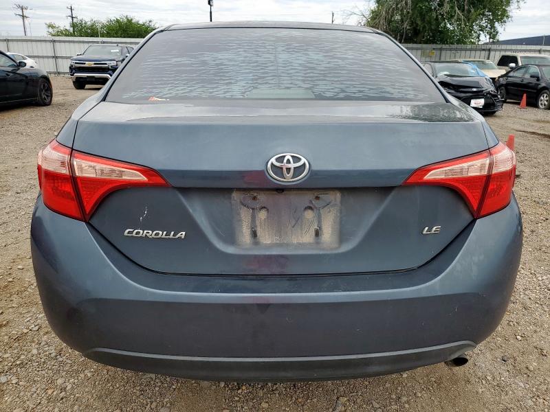 2T1BURHE4JC041594 - 2018 TOYOTA COROLLA L 蓝色 照片 6