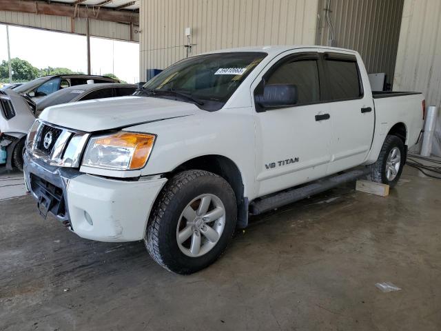 1N6AA0EC5EN513188 - 2014 NISSAN TITAN S WHITE photo 1