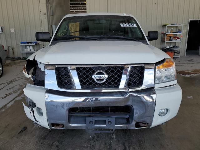 1N6AA0EC5EN513188 - 2014 NISSAN TITAN S WHITE photo 5