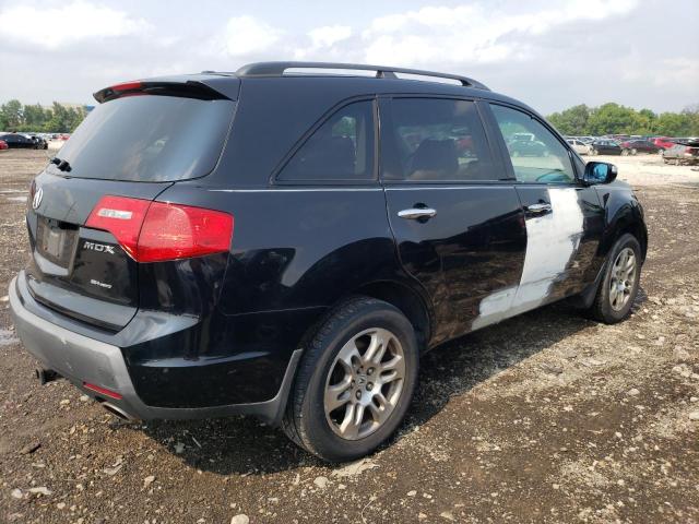 2HNYD28368H539810 - 2008 ACURA MDX TECHNOLOGY BLACK photo 3