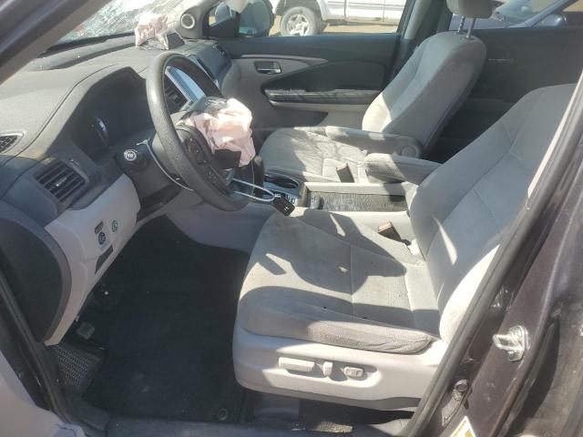 5FNYF6H30HB022015 - 2017 HONDA PILOT EX GRAY photo 7