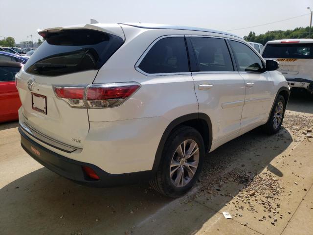 5TDKKRFH9FS052799 - 2015 TOYOTA HIGHLANDER XLE Weiß Foto 3