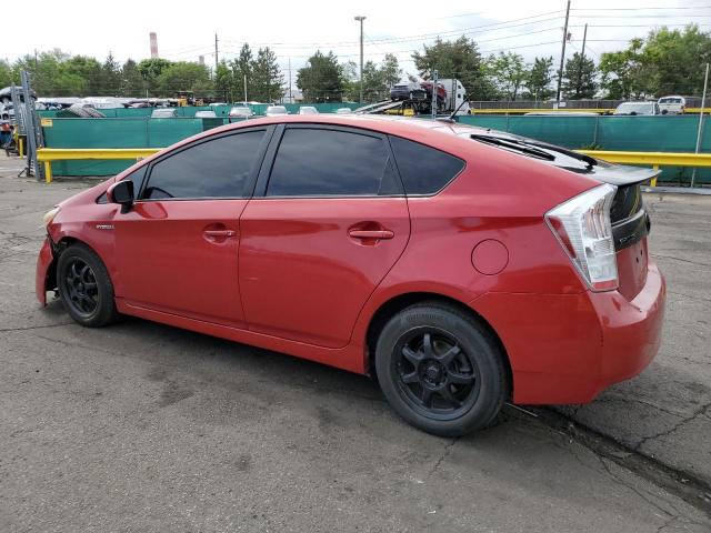 JTDKN3DU6A0034292 - 2010 TOYOTA PRIUS Tünd qırmızı foto 2