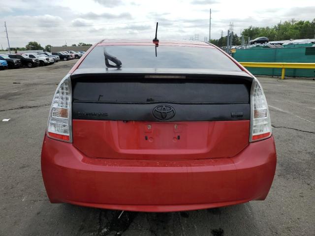 JTDKN3DU6A0034292 - 2010 TOYOTA PRIUS Tünd qırmızı foto 6
