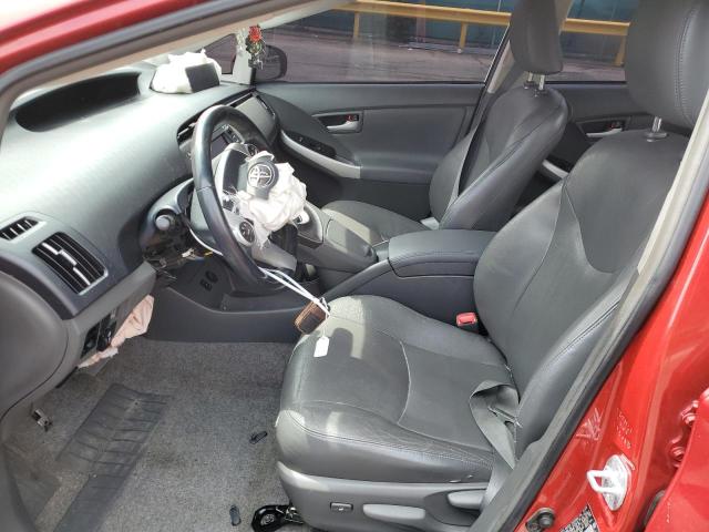 JTDKN3DU6A0034292 - 2010 TOYOTA PRIUS Tünd qırmızı foto 7