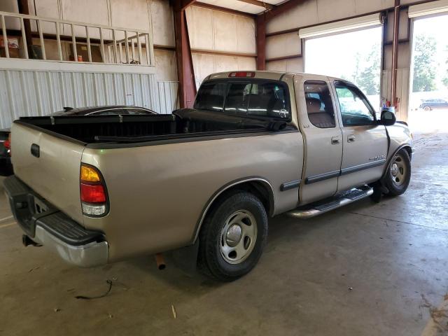 5TBRT34141S173028 - 2001 TOYOTA TUNDRA ACCESS CAB ოქროსფერი ფოტო 3