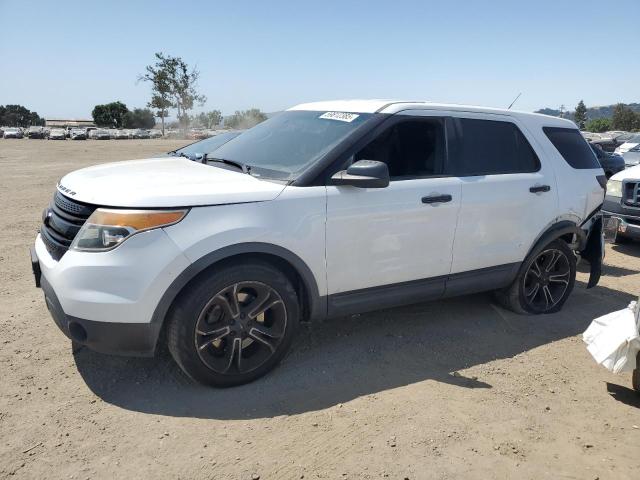 1FM5K8AR0DGC31260 - 2013 FORD EXPLORER POLICE INTERCEPTOR WHITE photo 1