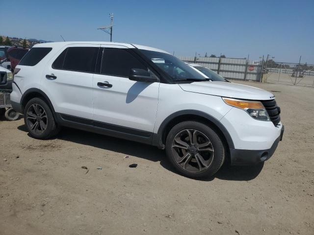 1FM5K8AR0DGC31260 - 2013 FORD EXPLORER POLICE INTERCEPTOR WHITE photo 4