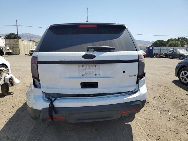 1FM5K8AR0DGC31260 - 2013 FORD EXPLORER POLICE INTERCEPTOR WHITE photo 6