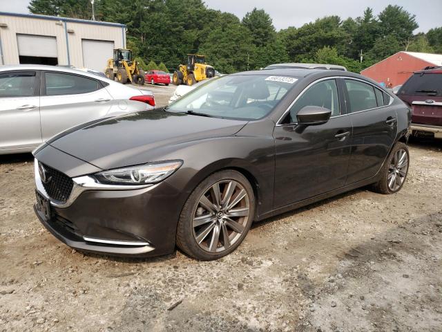 JM1GL1WY1J1313949 - 2018 MAZDA 6 GRAND TOURING RESERVE GRAY photo 1