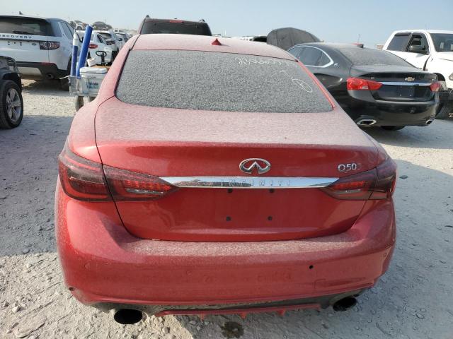 JN1FV7AP5JM461322 - 2018 INFINITI Q50 RED SPORT 400 RED photo 6