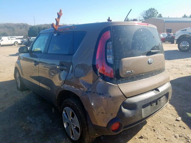 KNDJN2A28F7236431 - 2015 KIA SOUL  photo 3