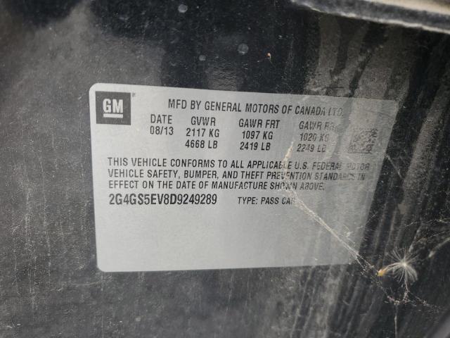 2G4GS5EV8D9249289 - 2013 BUICK REGAL PREMIUM 黑色 照片 12