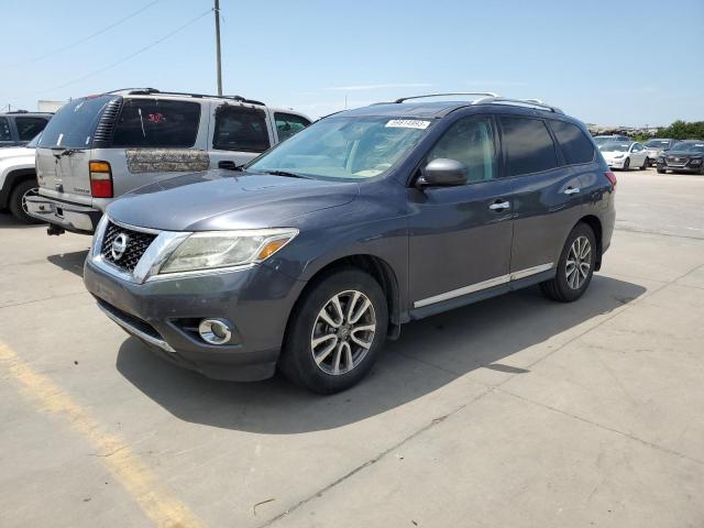 5N1AR2MN3EC675824 - 2014 NISSAN PATHFINDER S GRAY photo 1