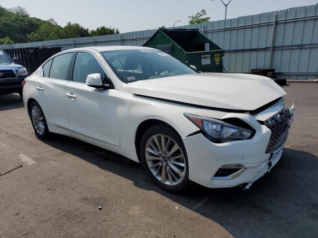 JN1EV7BP5MM707039 - 2021 INFINITI Q50 LUXE WHITE photo 4