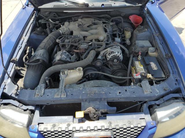 1FAFP40434F123526 - 2004 FORD MUSTANG BLUE photo 11