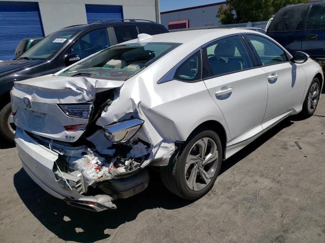 1HGCV2F55JA026880 - 2018 HONDA ACCORD EXL WHITE photo 3