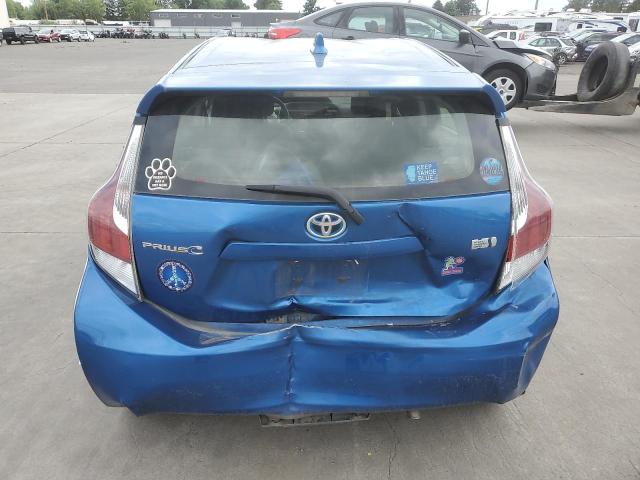 JTDKDTB35F1090691 - 2015 TOYOTA PRIUS C Көк фото 6