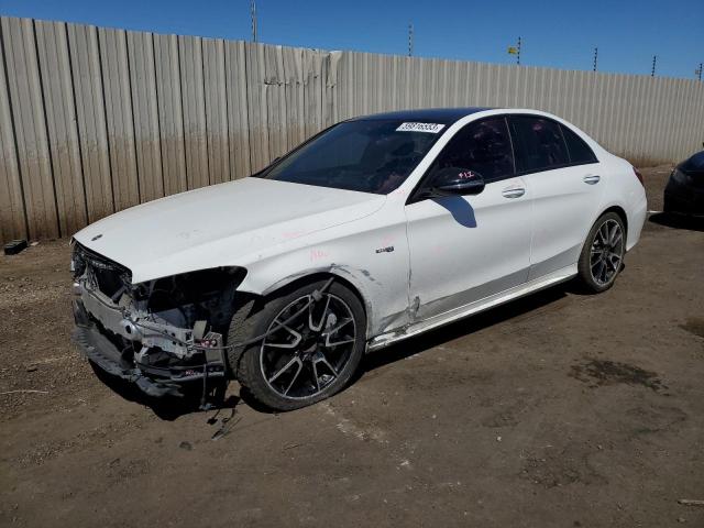 55SWF6EB5JU257081 - 2018 MERCEDES-BENZ C 43 4MATIC AMG WHITE photo 1