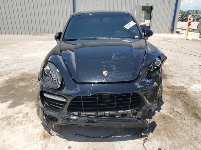 WP1AC2A23DLA90982 - 2013 PORSCHE CAYENNE TURBO BLACK photo 5