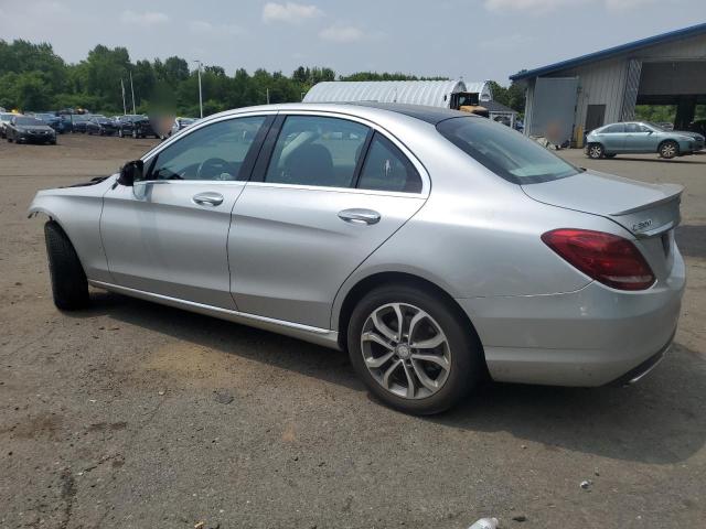 WDDWF4KB7HR224751 - 2017 MERCEDES-BENZ C 300 4MATIC SILVER photo 2