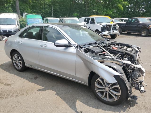 WDDWF4KB7HR224751 - 2017 MERCEDES-BENZ C 300 4MATIC SILVER photo 4