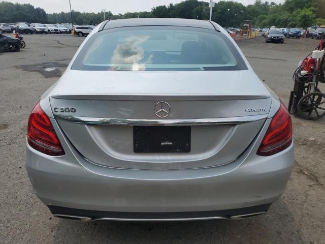 WDDWF4KB7HR224751 - 2017 MERCEDES-BENZ C 300 4MATIC SILVER photo 6