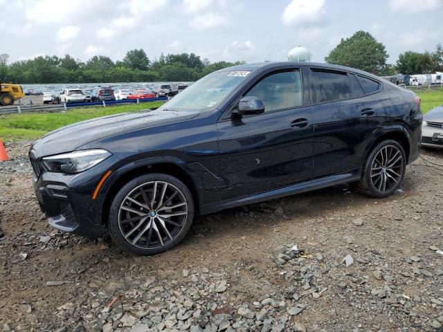 5UXCY6C08N9K39866 - 2022 BMW X6 XDRIVE40I BLUE photo 1