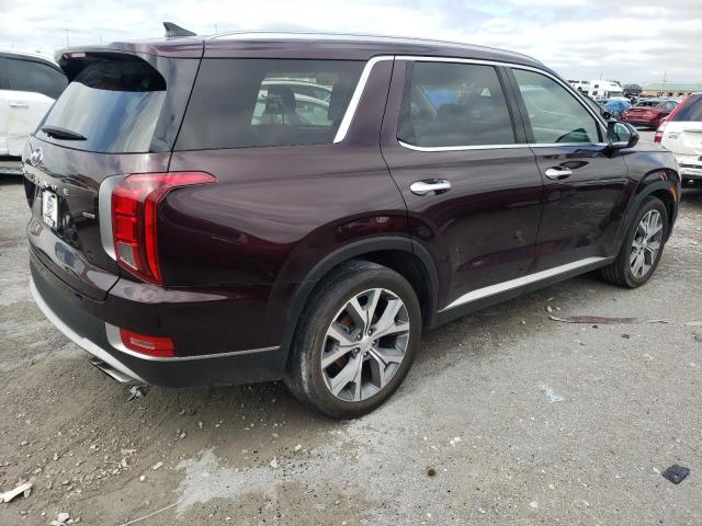 KM8R4DHE4MU215071 - 2021 HYUNDAI PALISADE SEL MAROON photo 3