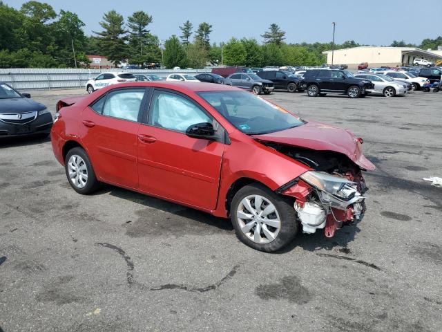 2T1BURHE4GC618973 - 2016 TOYOTA COROLLA L RED photo 4