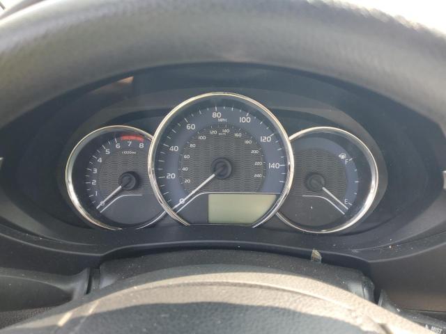 2T1BURHE4GC618973 - 2016 TOYOTA COROLLA L RED photo 9