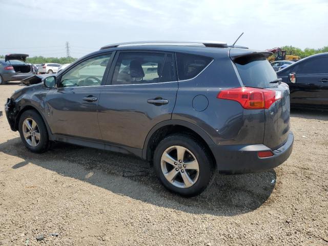 JTMRFREV4FD153996 - 2015 TOYOTA RAV4 XLE CHARCOAL photo 2