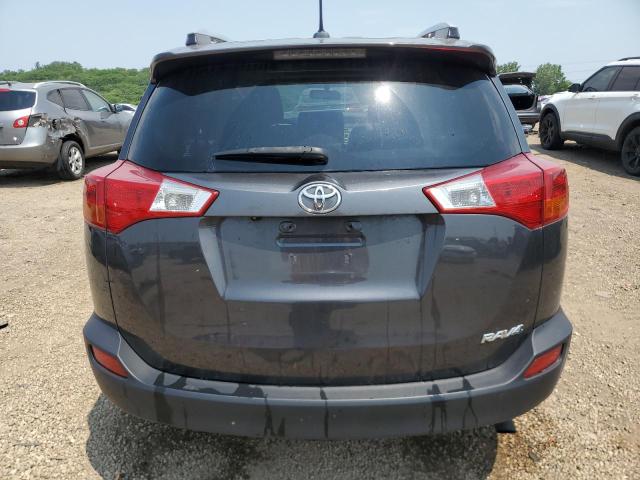 JTMRFREV4FD153996 - 2015 TOYOTA RAV4 XLE CHARCOAL photo 6