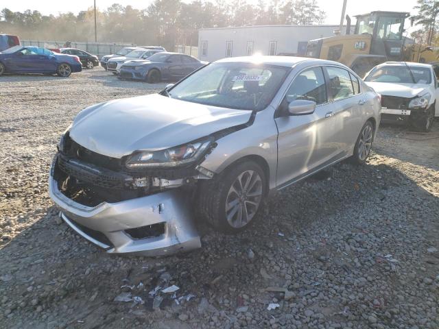 1HGCR2F5XFA125612 - 2015 HONDA ACCORD SPORT SILVER photo 2