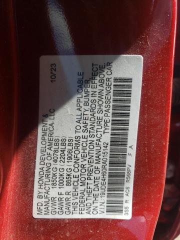 19UDE4H60RA015142 - 2024 ACURA INTEGRA A-SPEC TECH RED photo 12