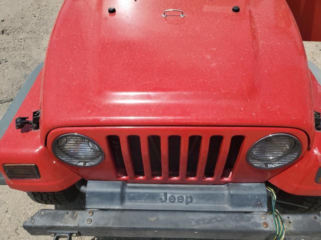 1J4FY29P4VP417094 - 1997 JEEP WRANGLER / SE RED photo 12