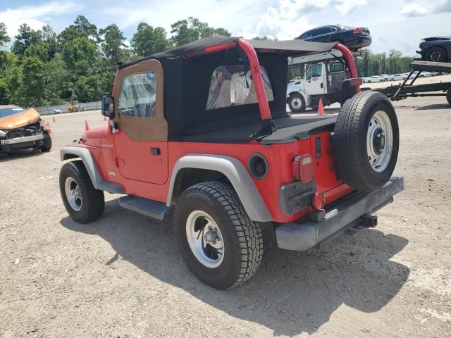 1J4FY29P4VP417094 - 1997 JEEP WRANGLER / SE RED photo 2