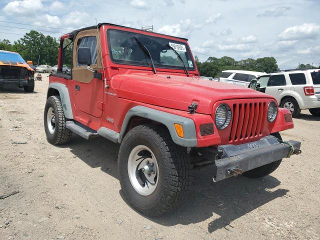 1J4FY29P4VP417094 - 1997 JEEP WRANGLER / SE RED photo 4