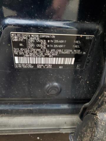 JTMRFREV6HJ704739 - 2017 TOYOTA RAV4 XLE BLUE photo 13