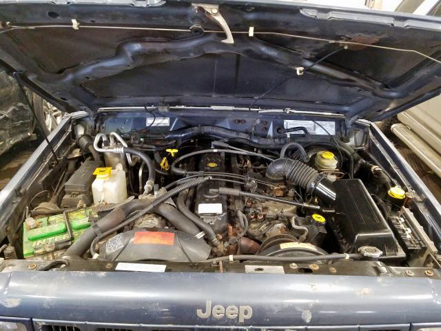 1J4FF58SX1L575101 - 2001 JEEP CHEROKEE CLASSIC  photo 7