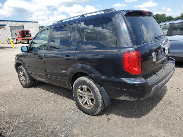 2HKYF18744H618066 - 2004 HONDA PILOT EXL BLACK photo 2