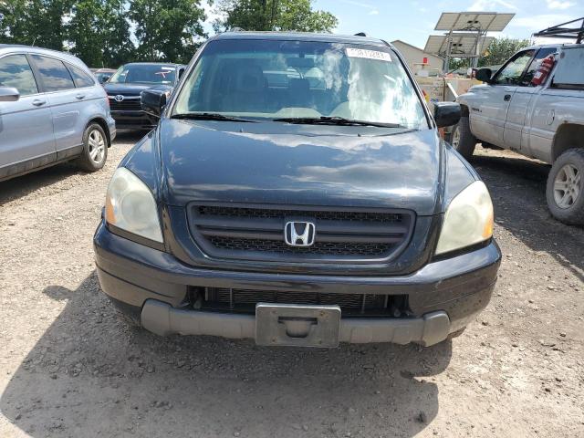 2HKYF18744H618066 - 2004 HONDA PILOT EXL BLACK photo 5