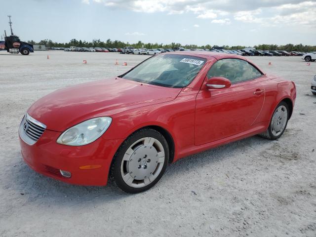 JTHFN48Y520026527 - 2002 LEXUS SC 430 RED photo 1