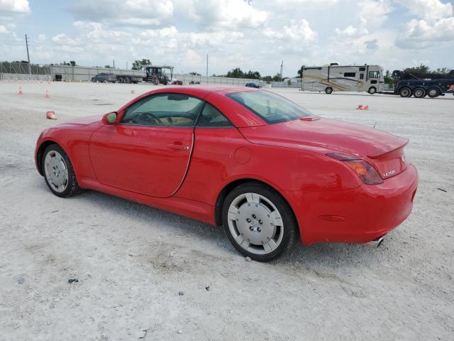 JTHFN48Y520026527 - 2002 LEXUS SC 430 RED photo 2