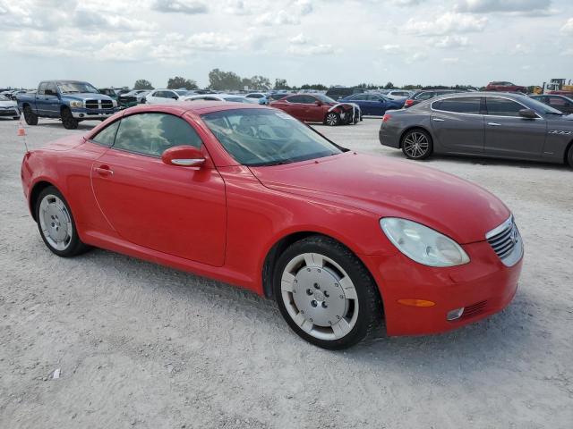 JTHFN48Y520026527 - 2002 LEXUS SC 430 RED photo 4