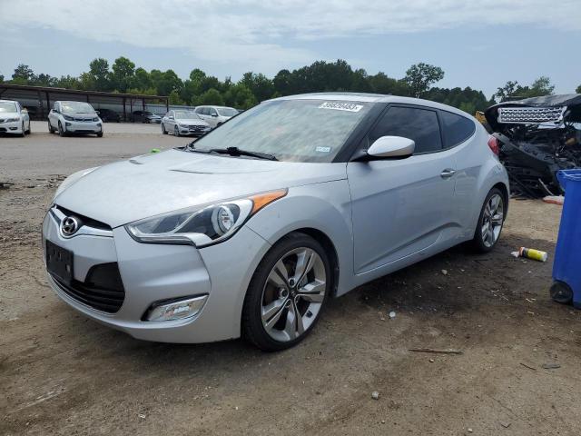 KMHTC6AD4CU074958 - 2012 HYUNDAI VELOSTER SILVER photo 1