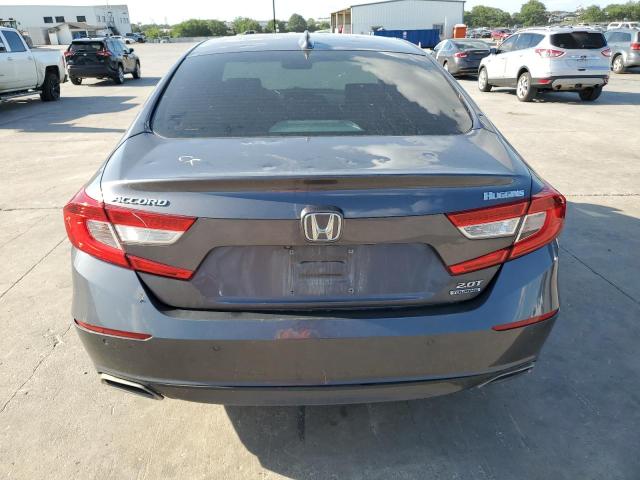 1HGCV2F92KA027862 - 2019 HONDA ACCORD TOURING GRAY photo 6