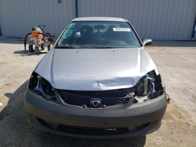 1HGEM221X4L066377 - 2004 HONDA CIVIC DX VP Gümüş foto 5